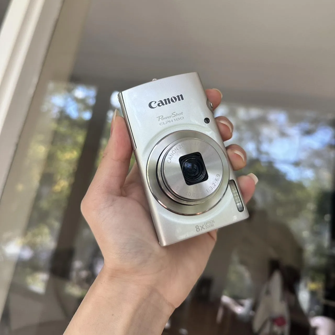 ❤️🫶 Silver Canon Powershot Elph 180 Digital Camera 💖📸
