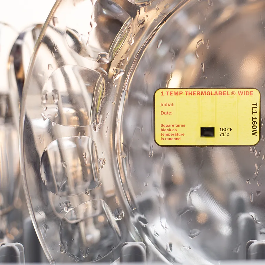 1-Temp THERMOLABEL® 160°F/71°C Wide