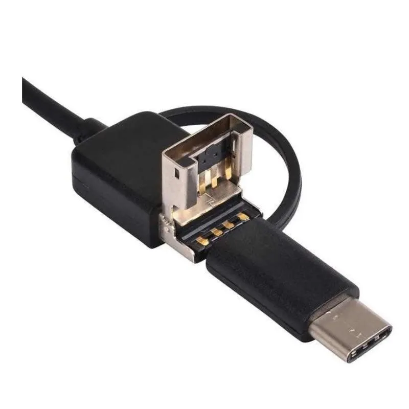 10M 3 In-1 Usb, Micro Usb, And Type C Endoscope Ca-3