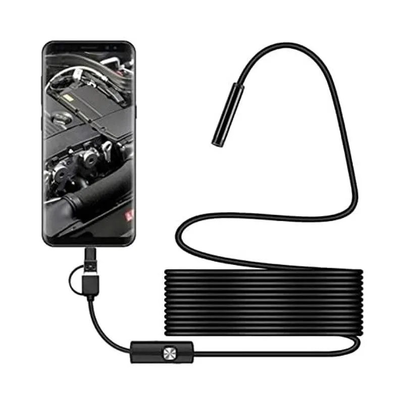 10M 3 In-1 Usb, Micro Usb, And Type C Endoscope Ca-3