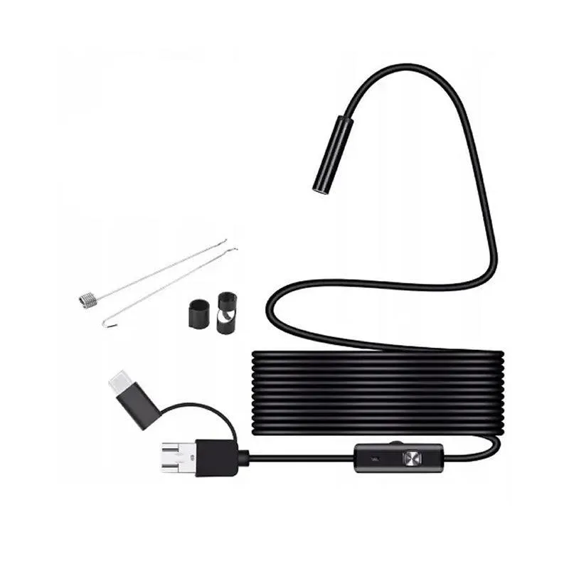 10M 3 In-1 Usb, Micro Usb, And Type C Endoscope Ca-3