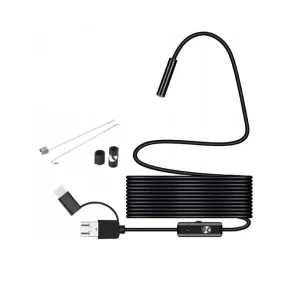 10M 3 In-1 Usb, Micro Usb, And Type C Endoscope Ca-3