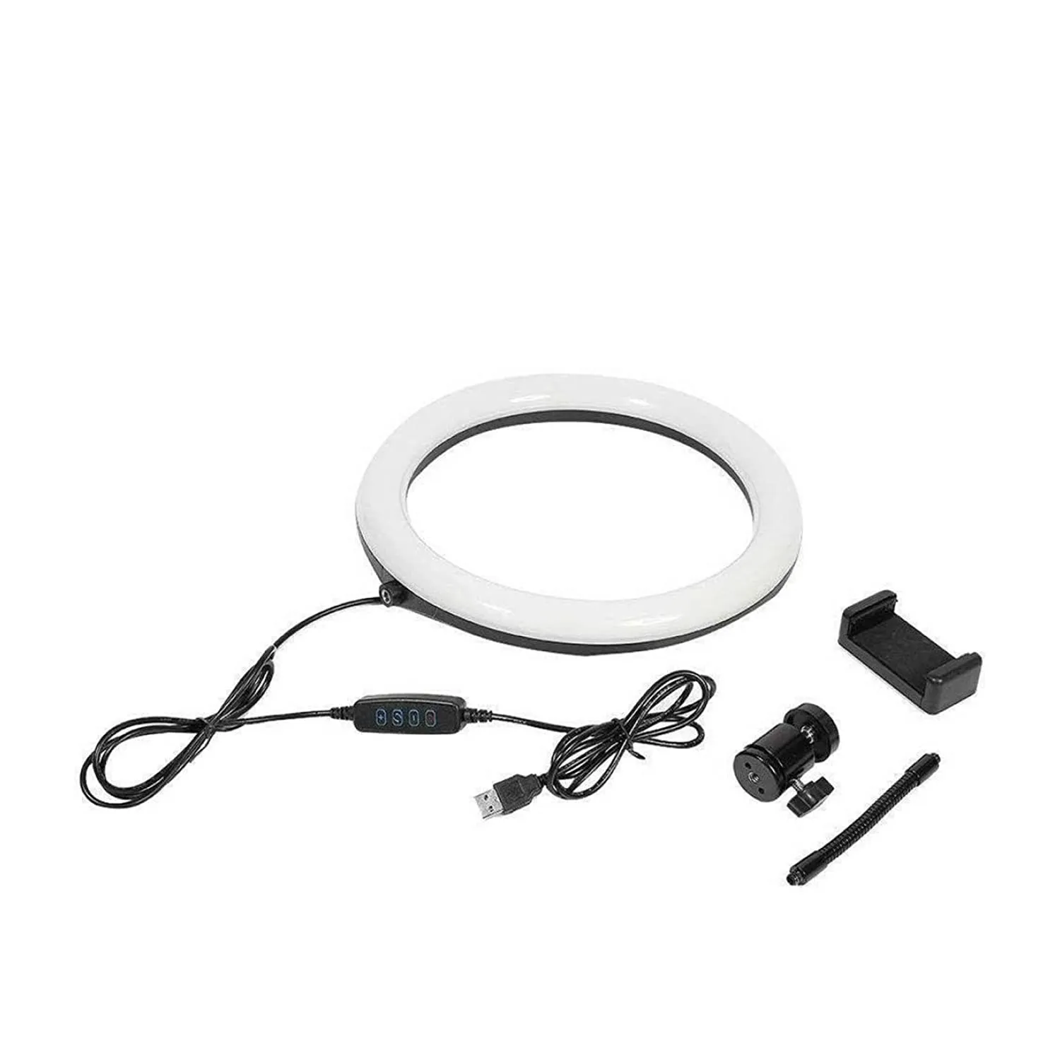 12 Inches Portable LED Ring Light with 3 Color Modes Dimmable Lighting | for YouTube, Photo-Shoot, Video Shoot, Live Stream, Makeup & Vlogging
