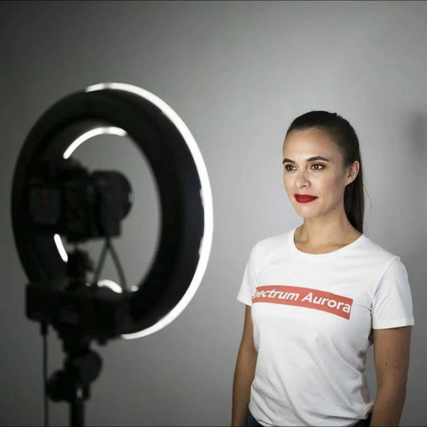 12 Inches Portable LED Ring Light with 3 Color Modes Dimmable Lighting | for YouTube, Photo-Shoot, Video Shoot, Live Stream, Makeup & Vlogging