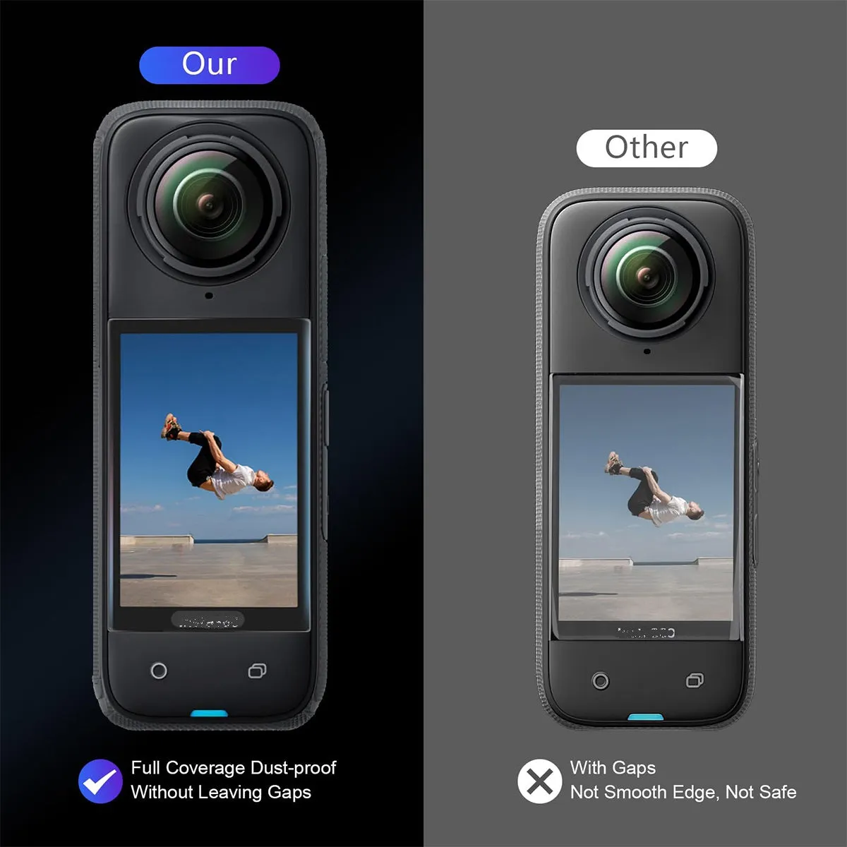 [2 Pack] Screen Protector For Insta360 X4 Action Camera