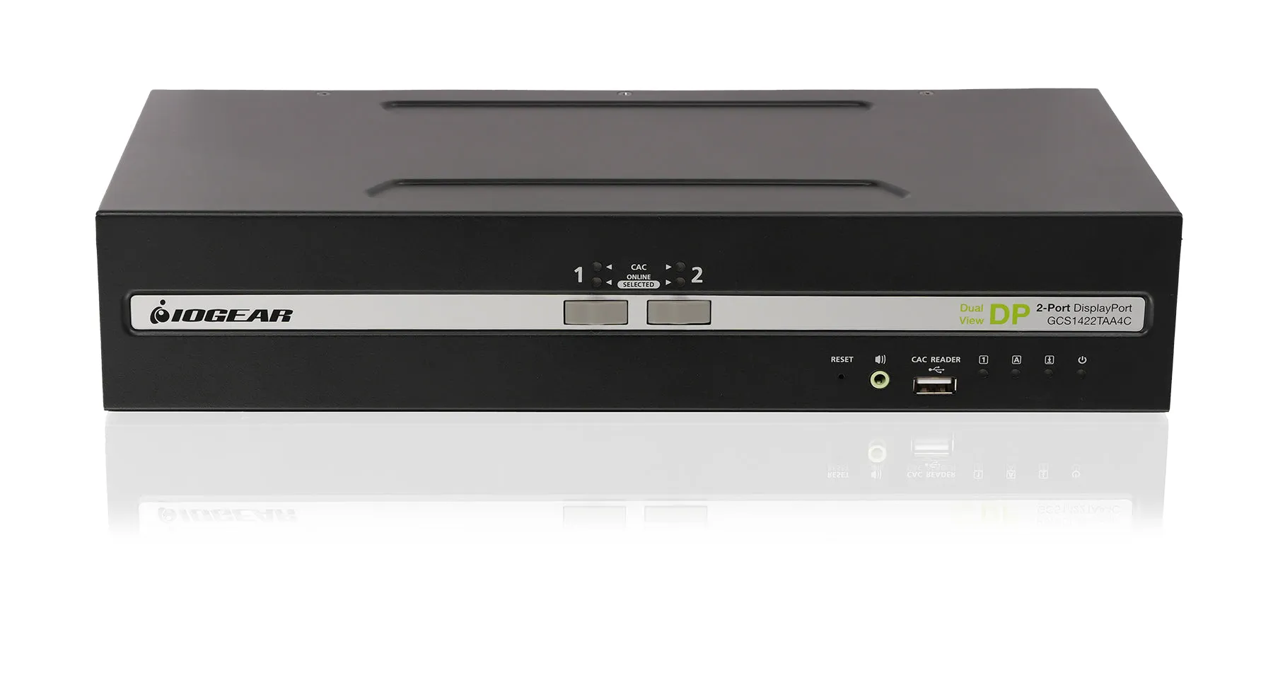 2-Port Dual View DisplayPort Secure KVM Switch w/Audio and CAC Support