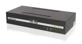 2-Port Dual View DisplayPort Secure KVM Switch w/Audio and CAC Support