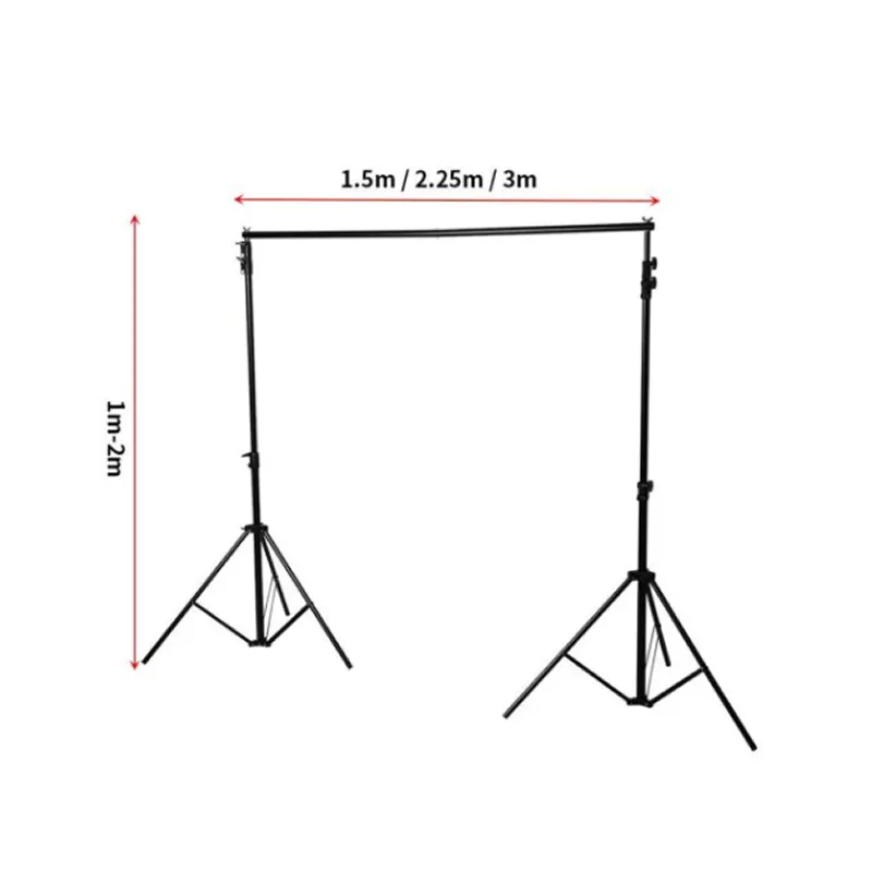 2 X 3M Studio Photo Backdrop Support Stand