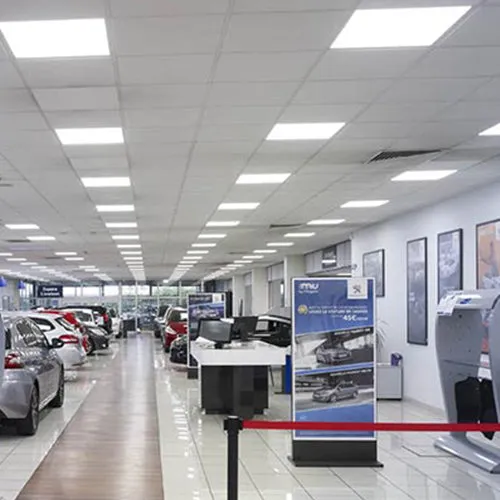 2x2 LED Flat Panel, 40W, 5000 Lumens, Dimmable, 6500K