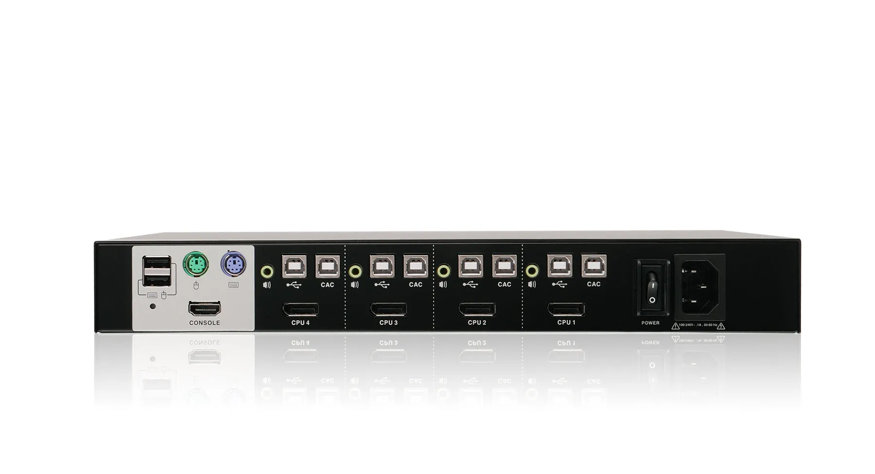 4-Port DisplayPort Secure KVM Switch (TAA)