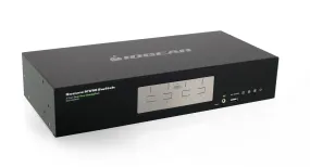 4-Port Dual View DisplayPort Secure KVM Switch (TAA)