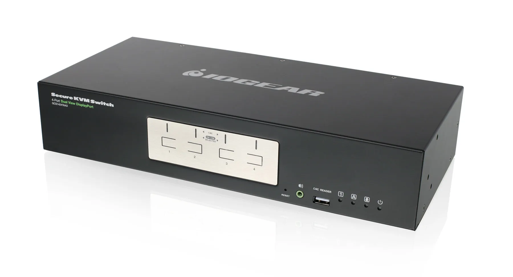 4-Port Dual View DisplayPort Secure KVM Switch (TAA)