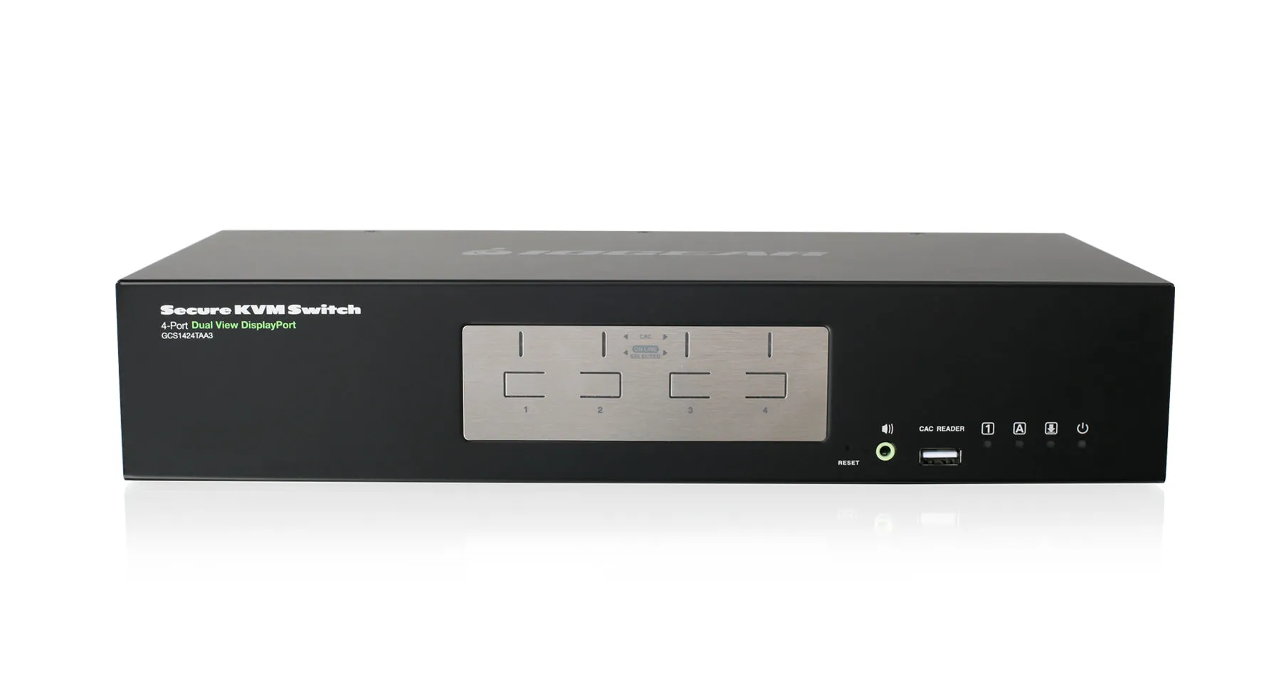 4-Port Dual View DisplayPort Secure KVM Switch (TAA)