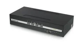 4-Port Dual View DVI Secure KVM Switch w/Audio and CAC Support