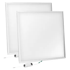 48W 2×2FT LED Panel Light 5800LM 7000K Ceiling Lighting 150W Equivalent LED Troffer Recessed Edge-Lit