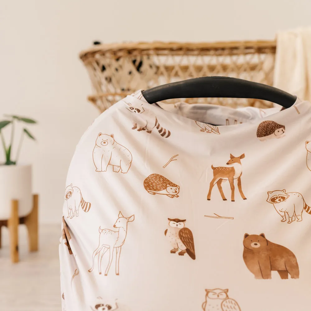 5 in 1 Multi-Use Cover | Woodland Animals