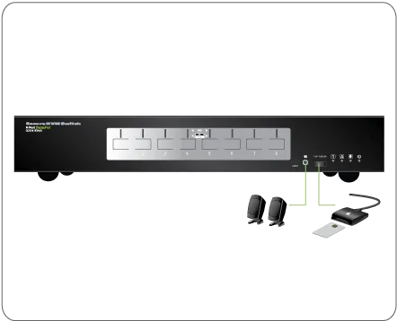 8-Port DisplayPort Secure KVM Switch (TAA)