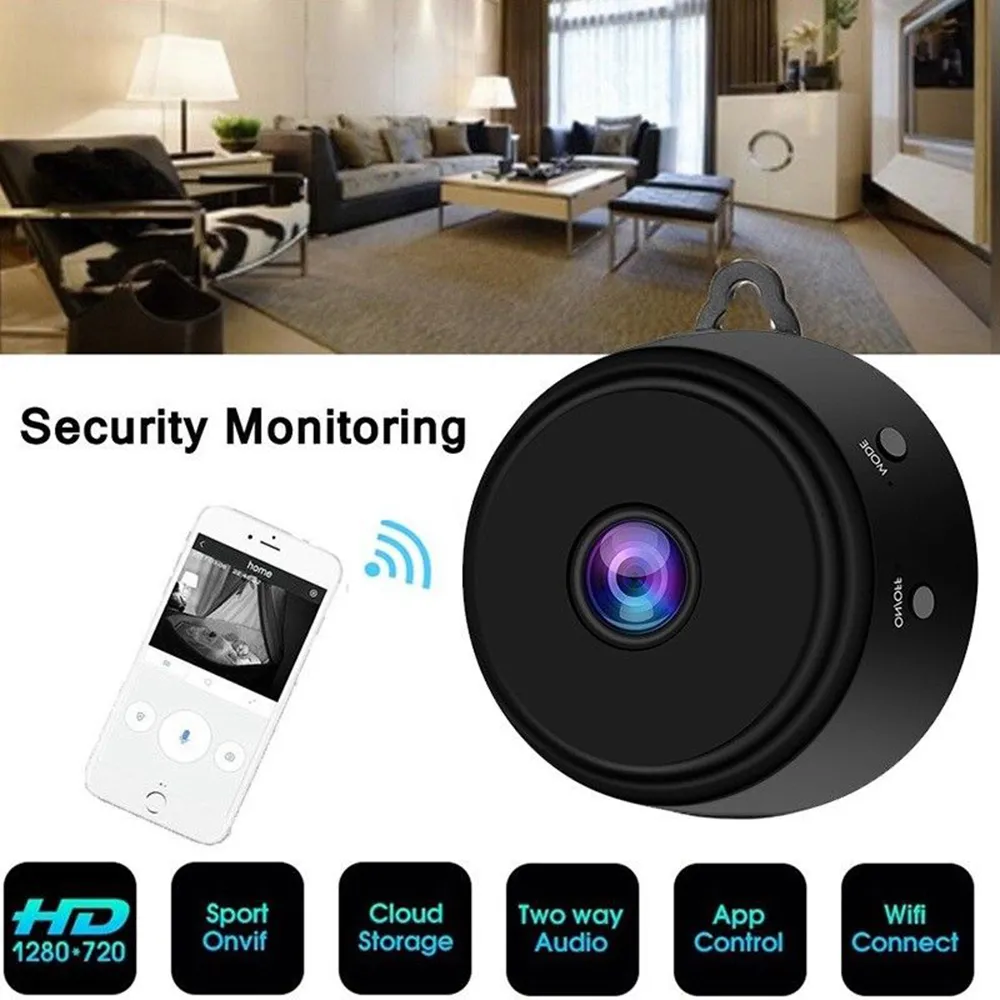 A9 Full HD 1080P Mini Wifi Camera Infrared Night Vision Micro Cam Wireless IP P2P Motion Detection DV DVR Cameras