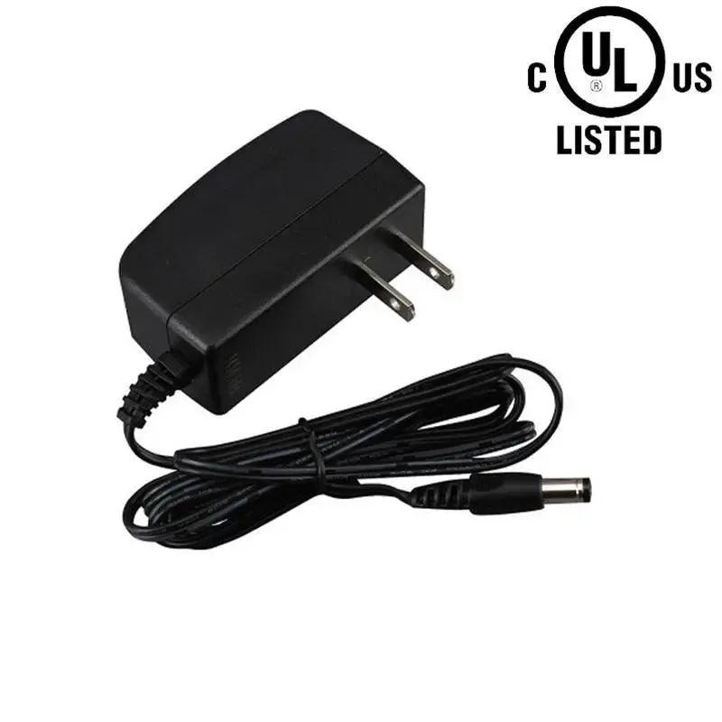 AC 100-240V 50/60Hz DC 12V 1A Power Supply Adapter for CCTV Cam UL Listed