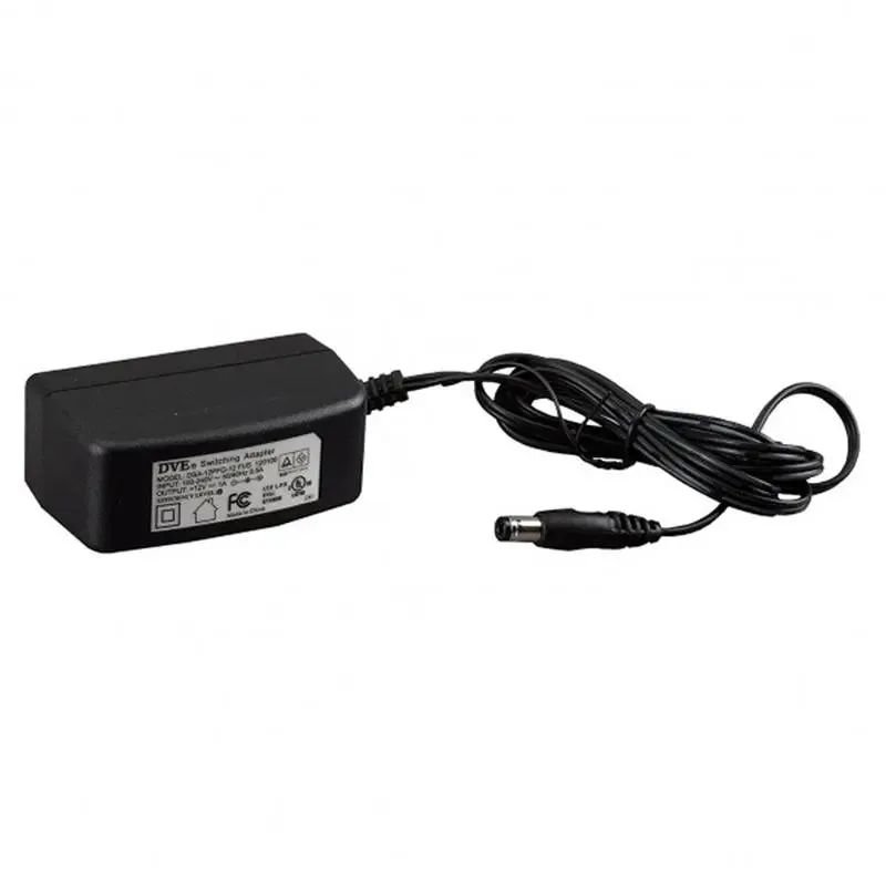 AC 100-240V 50/60Hz DC 12V 1A Power Supply Adapter for CCTV Cam UL Listed