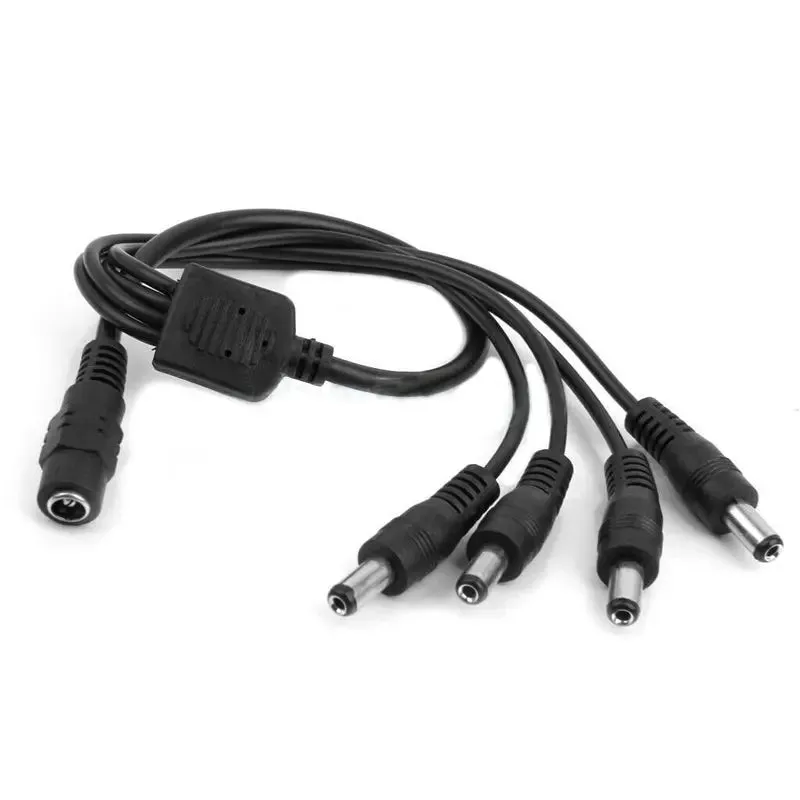 AC DC 12 Volts 3 Amp Power Adapter with 1 to 4 Splitter for CCTV Cam UL Listed