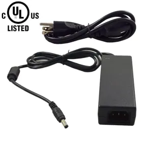 AC DC Power Supply Adapter AC 100-240V 50/60Hz DC 12V 3 Amp UL Listed