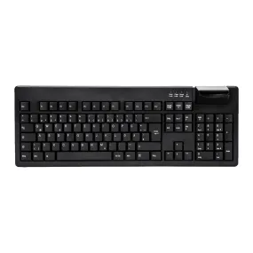 Active Key AK-8200S Keyboard with integrated Smart Card Reader in Black - Wired