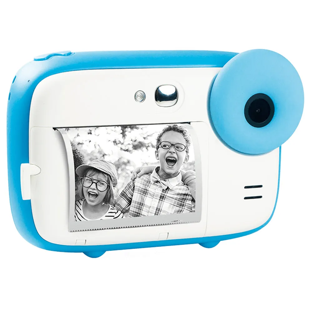 AGFAPHOTO Realikids (ARKIC) 10MP Digital Instant Camera with 1/4" CMOS Sensor, HD 1080p Video Capture, 2.4" LCD TFT Display, Max 32GB Memory Storage Support, 57mm Thermal Printing for Point and Shoot Photo Video - Blue, Pink