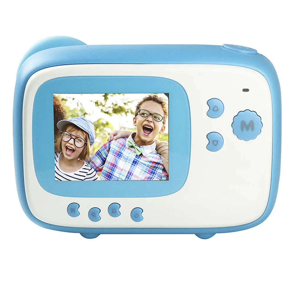 AGFAPHOTO Realikids (ARKIC) 10MP Digital Instant Camera with 1/4" CMOS Sensor, HD 1080p Video Capture, 2.4" LCD TFT Display, Max 32GB Memory Storage Support, 57mm Thermal Printing for Point and Shoot Photo Video - Blue, Pink
