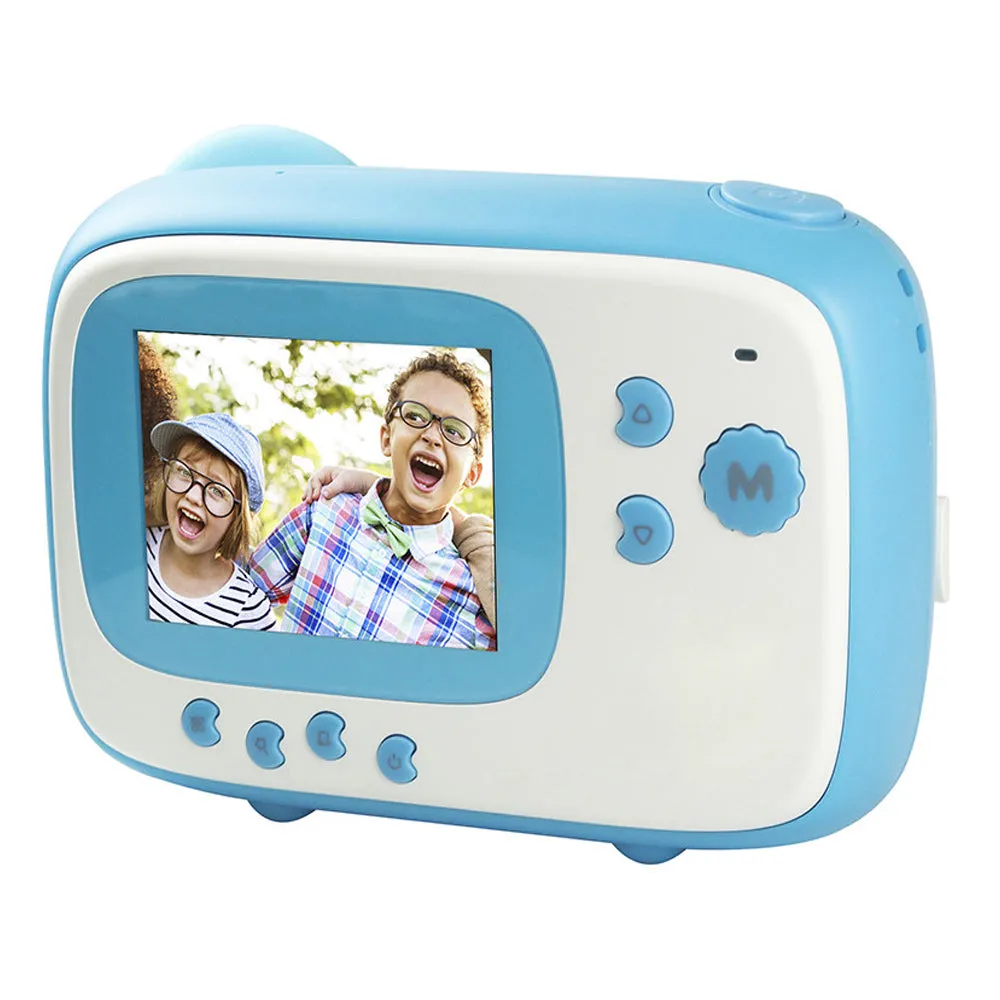 AGFAPHOTO Realikids (ARKIC) 10MP Digital Instant Camera with 1/4" CMOS Sensor, HD 1080p Video Capture, 2.4" LCD TFT Display, Max 32GB Memory Storage Support, 57mm Thermal Printing for Point and Shoot Photo Video - Blue, Pink