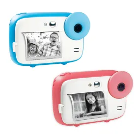 AGFAPHOTO Realikids (ARKIC) 10MP Digital Instant Camera with 1/4" CMOS Sensor, HD 1080p Video Capture, 2.4" LCD TFT Display, Max 32GB Memory Storage Support, 57mm Thermal Printing for Point and Shoot Photo Video - Blue, Pink