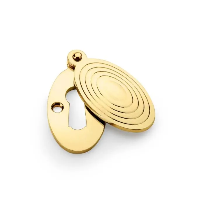 Alexander & Wilks Standard Key Ellipse Escutcheon with Christoph Design Cover