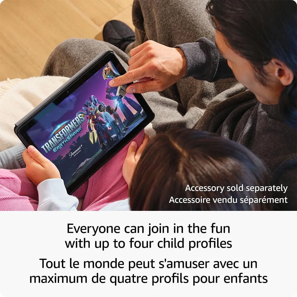 Amazon Fire HD 10 tablet.