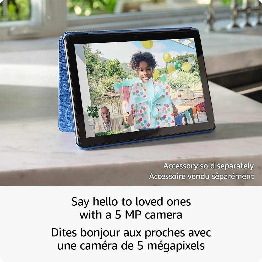 Amazon Fire HD 10 tablet.