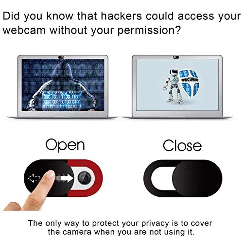Anti-spy Webcam Cover for Laptop, PC
