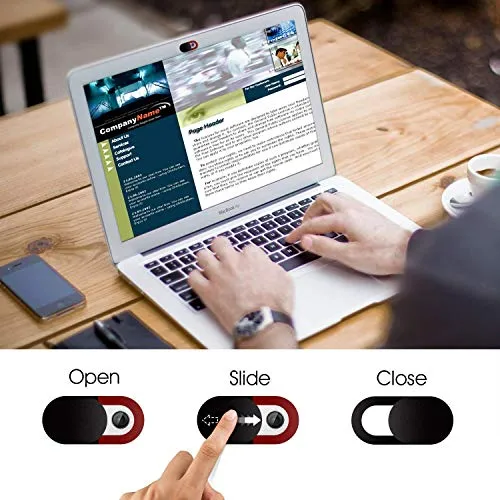 Anti-spy Webcam Cover for Laptop, PC