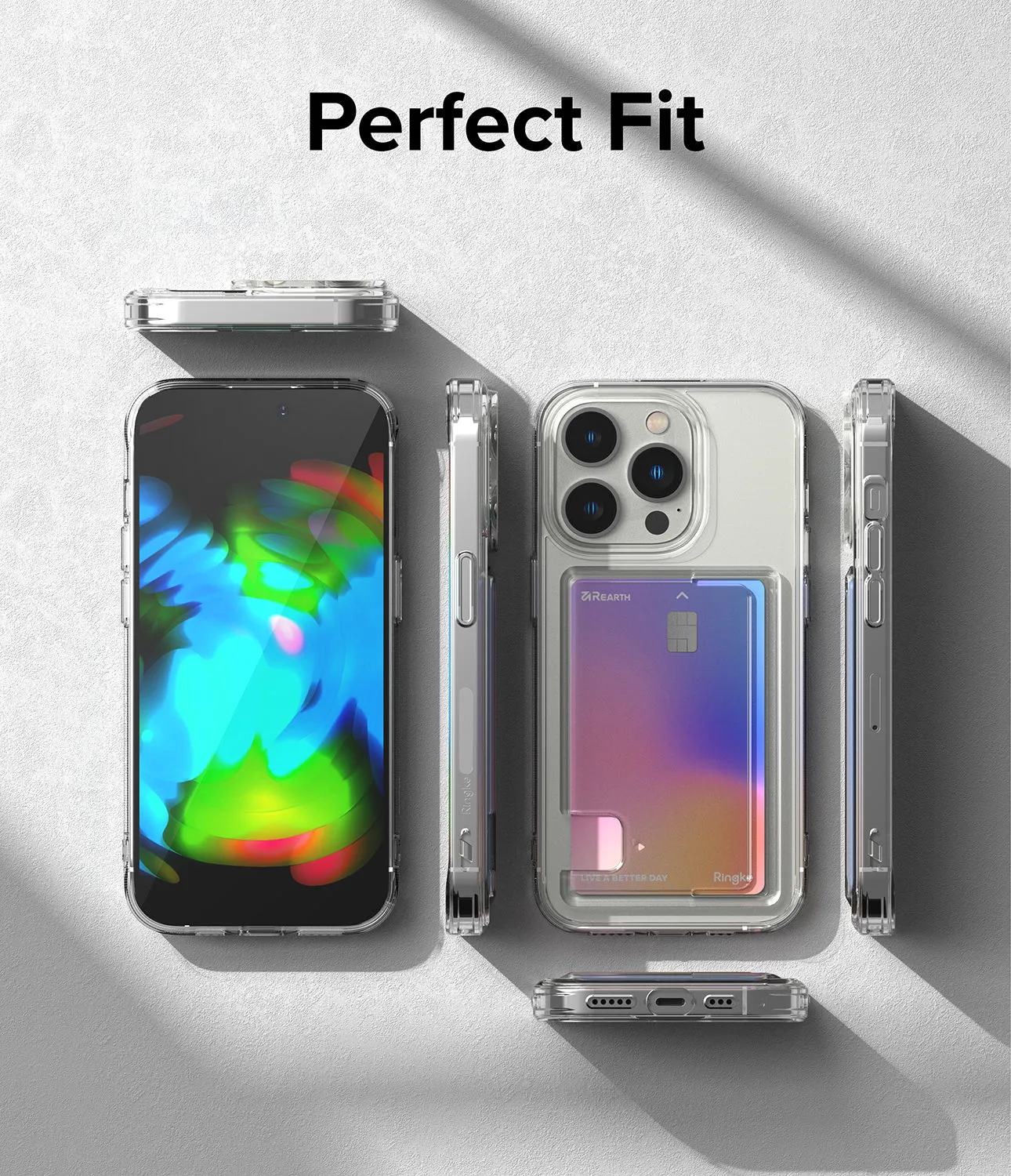 Apple iPhone 14 Pro Case Cover| Fusion Card Series| Clear