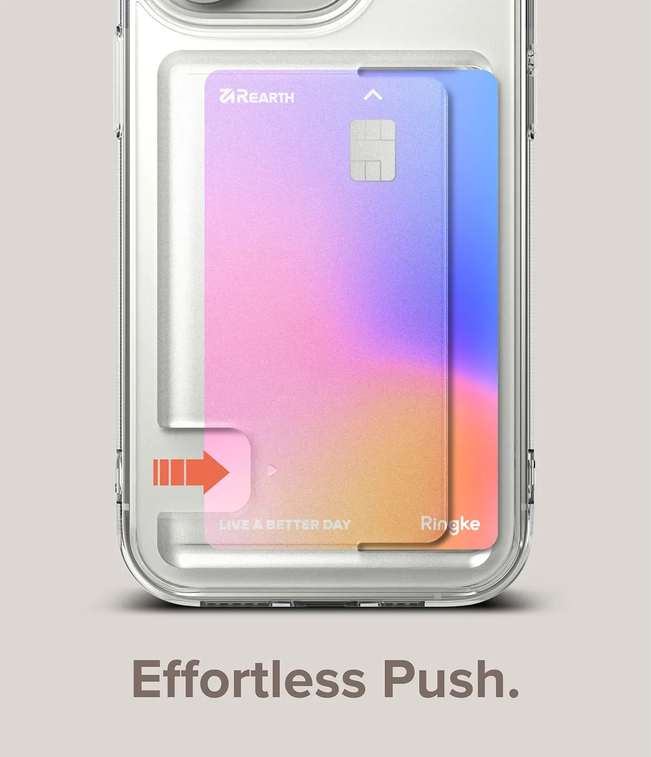 Apple iPhone 14 Pro Max Case Cover| Fusion Card Series| Clear