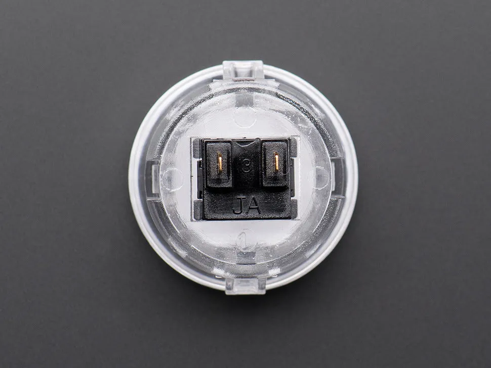 Arcade Button - 30mm Translucent Clear