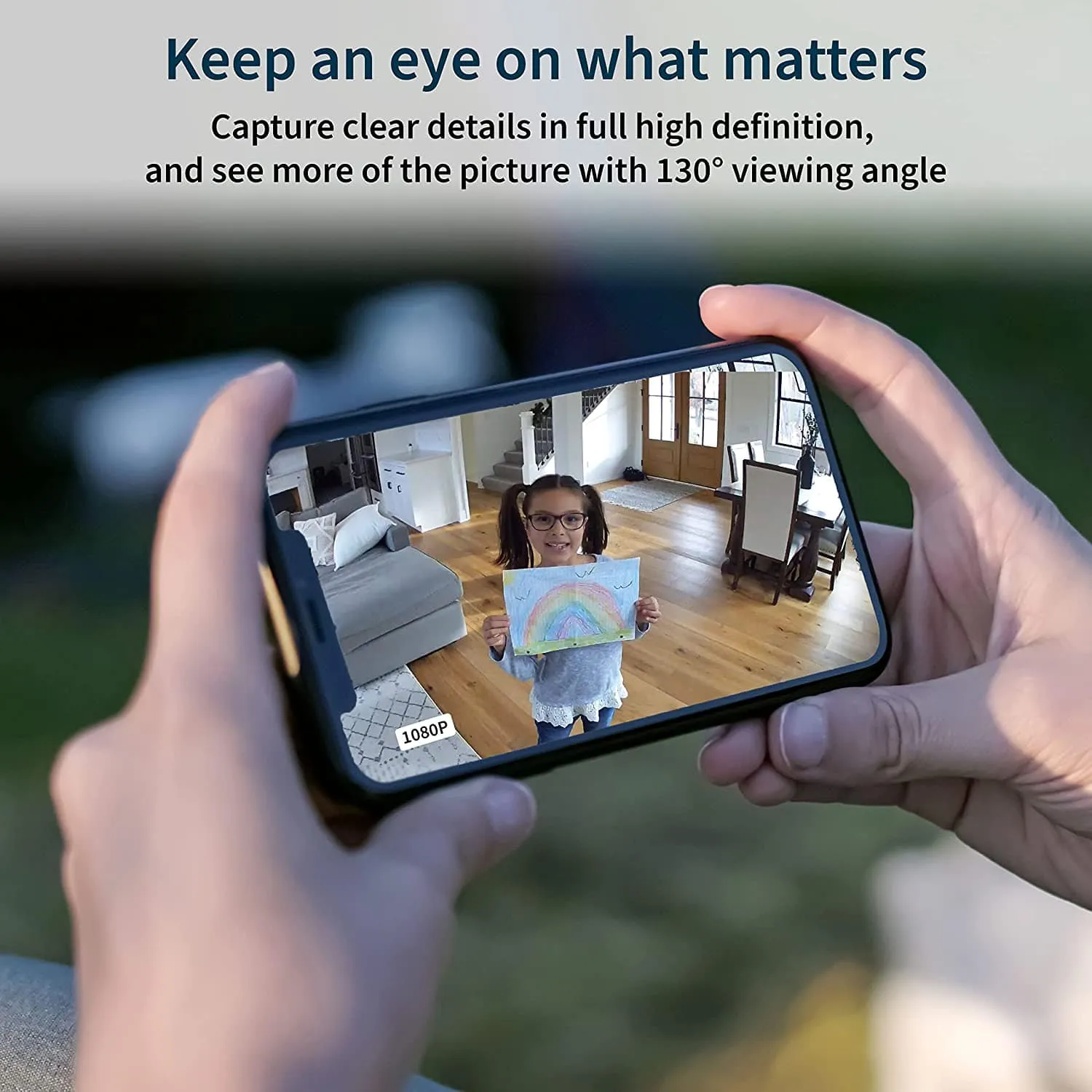 Arlo Essential 1080p Night Vision, 2 Way Audio Wired Indoor Camera, White - Certified Refurbished
