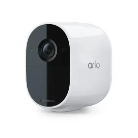 Arlo Essential 1080p Video Indoor/Outdoor Wireless Security Camera with Night Vision and Audio Siren White - Certified Refurbished