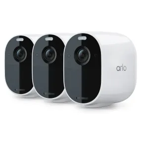 Arlo Essential Spotlight 1080p Wireless WiFi 3-Pack Cameras - Certified Refurbished