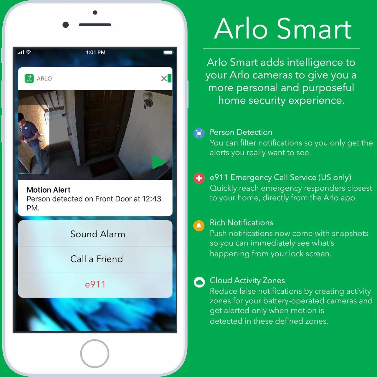 Arlo Pro 2 Smart Security System with 5 Cameras - Certified Refurbished