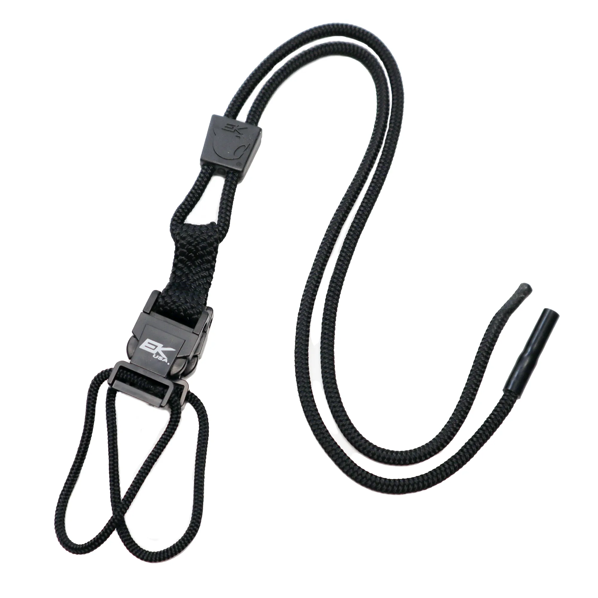 Black EK Lanyard Plus II with Two Detachable Soft End Loops (10760) by EK USA