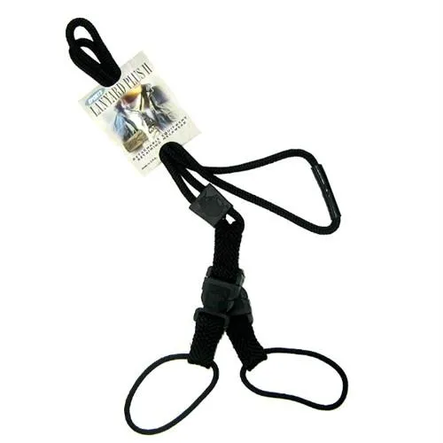 Black EK Lanyard Plus II with Two Detachable Soft End Loops (10760) by EK USA