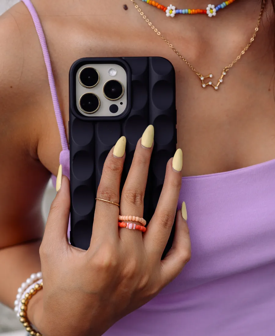 Black Groovy Phone Case