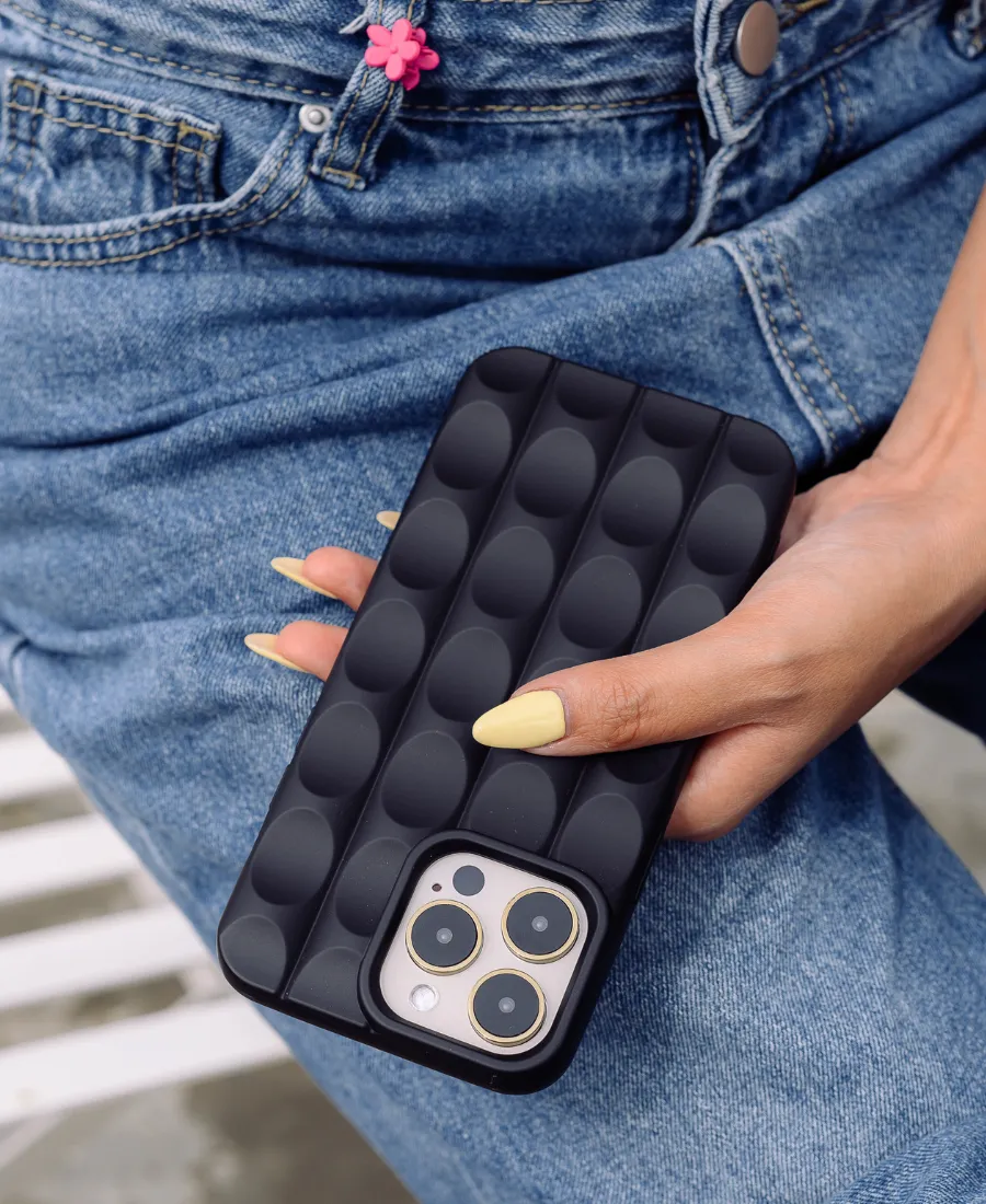 Black Groovy Phone Case