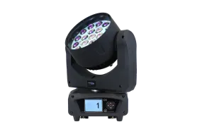 Blizzard Lighting Stiletto GLO19 19x15W 4-in-1 LEDs Beam Wash Moving Head with Zoom and Blacklight Glow