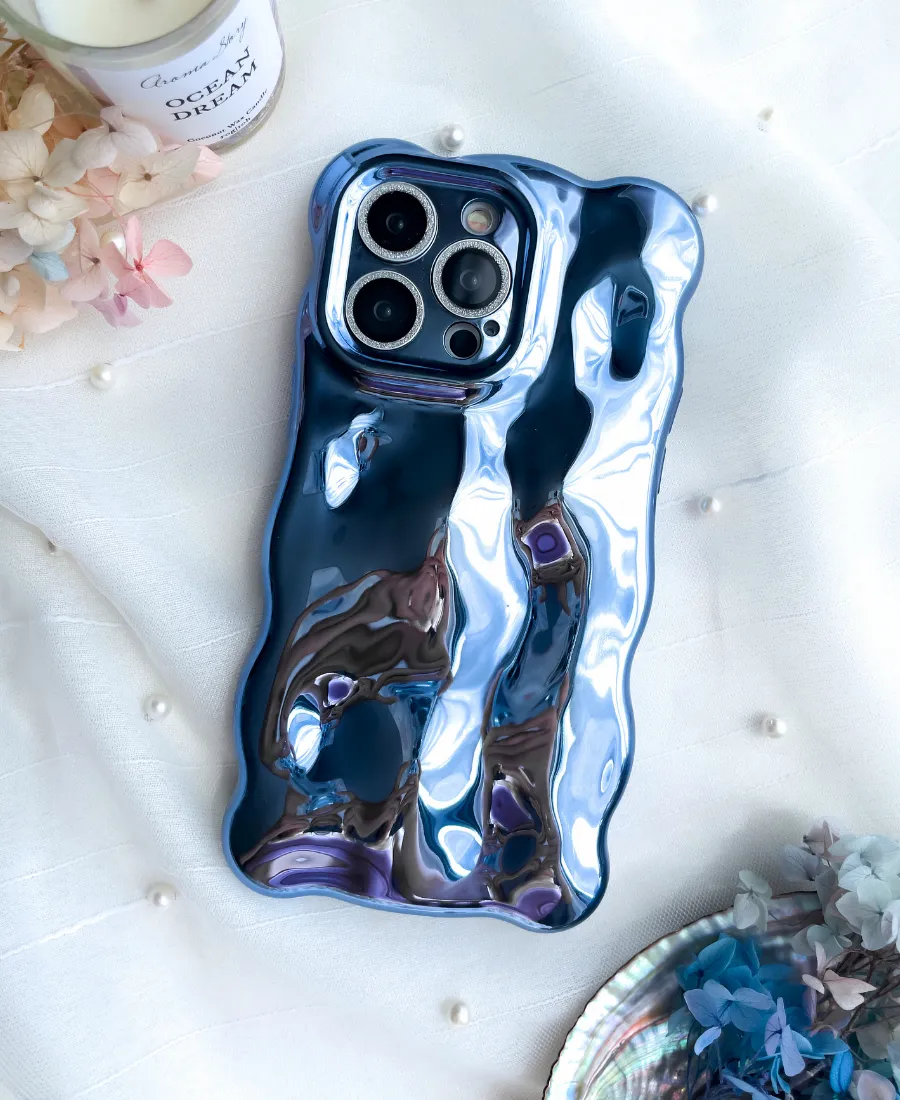 Blue Metallic Fantasy Phone Case