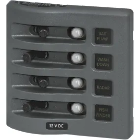 Blue Sea 12V DC Waterproof Circuit Breaker Panel